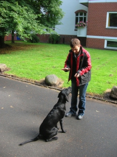 Donna in der Arbeit mit Patienten