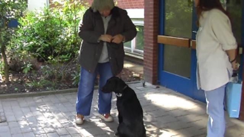 Donna in der Arbeit mit Patienten